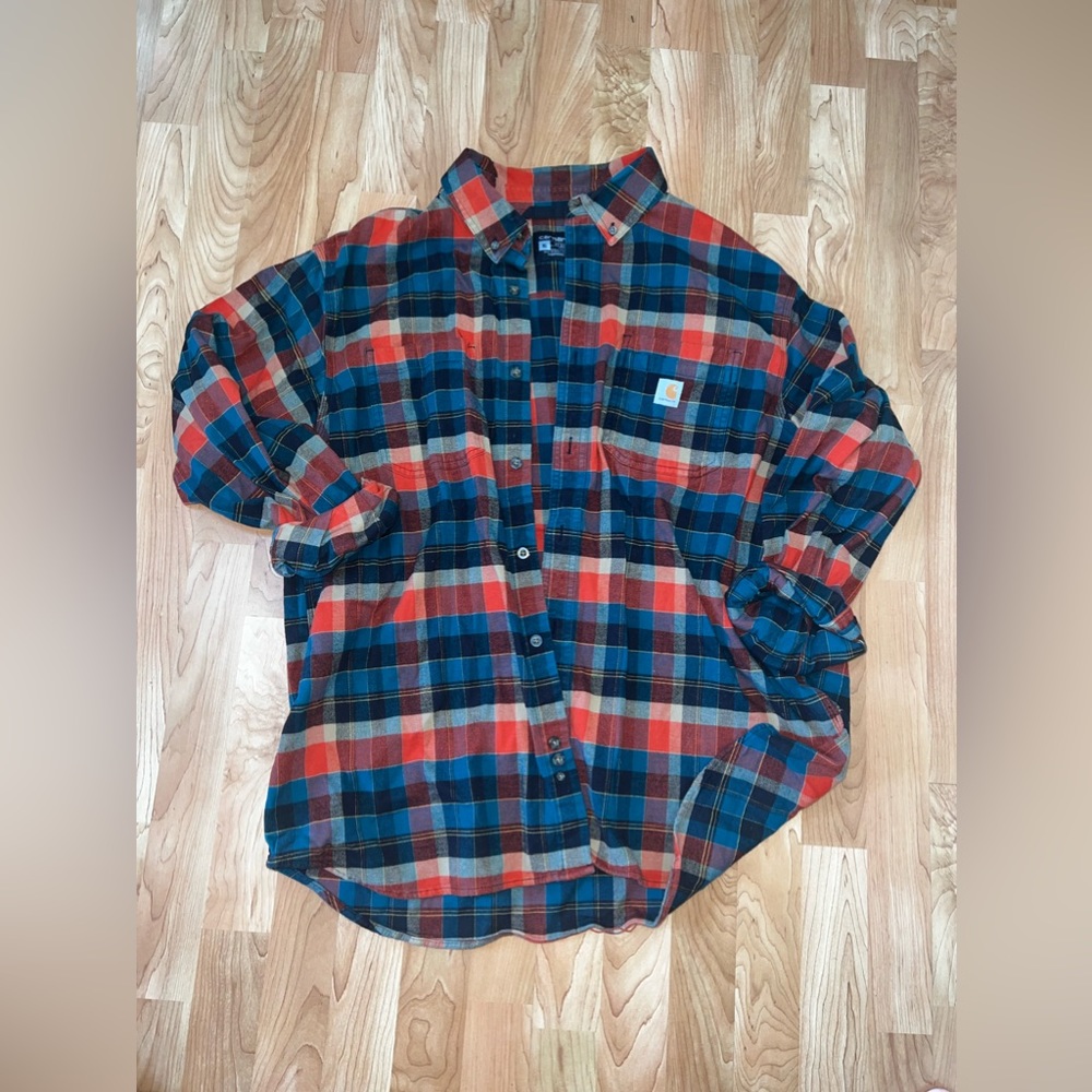 MENS CARHARTT RELAXED FLANNEL